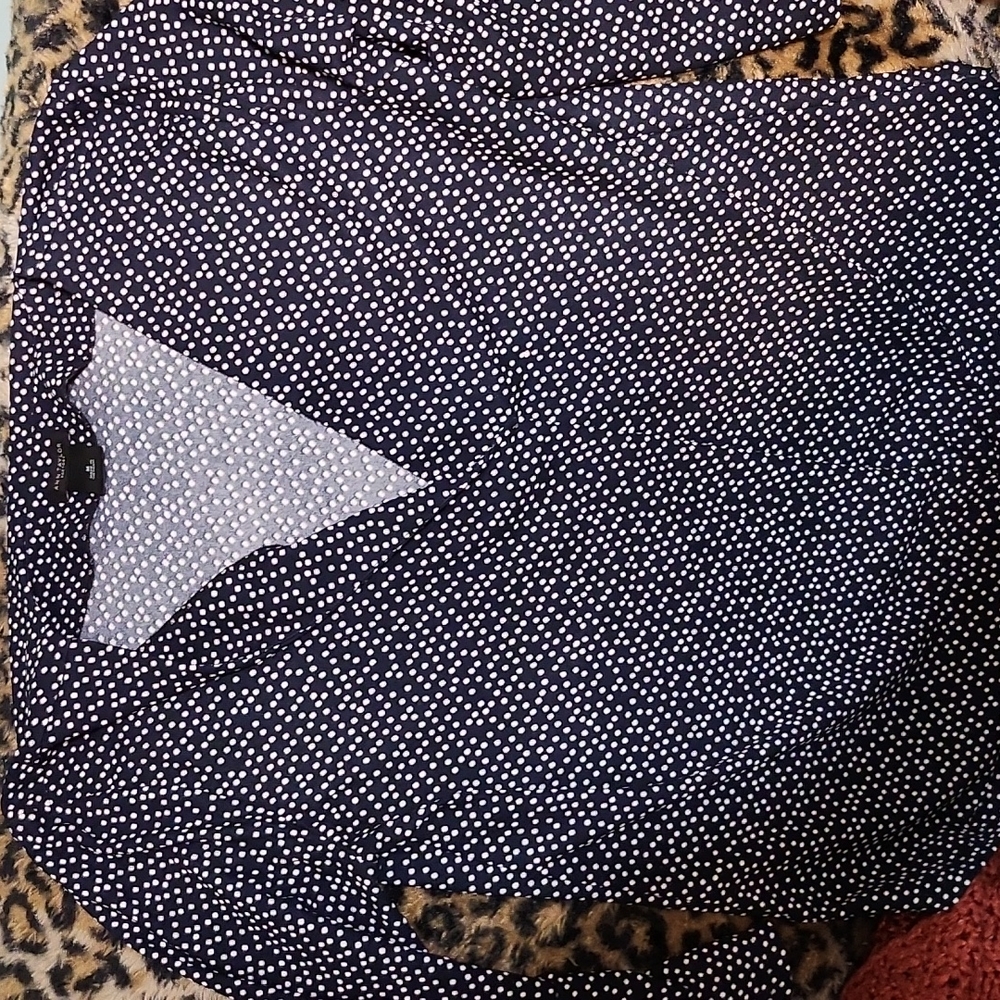 Quarter Sleeve black white polka dot Ann Taylor in a medium